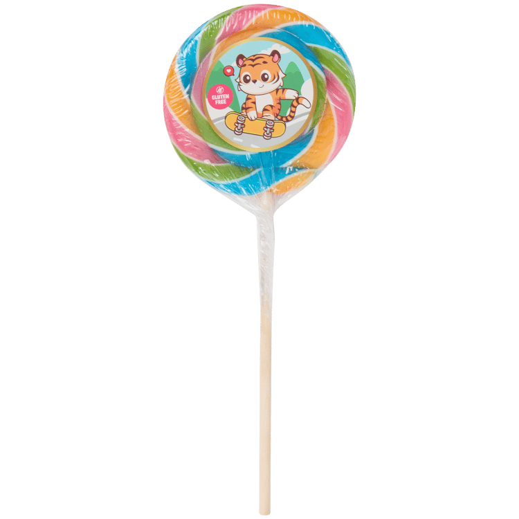 Regenbogen-Lolli