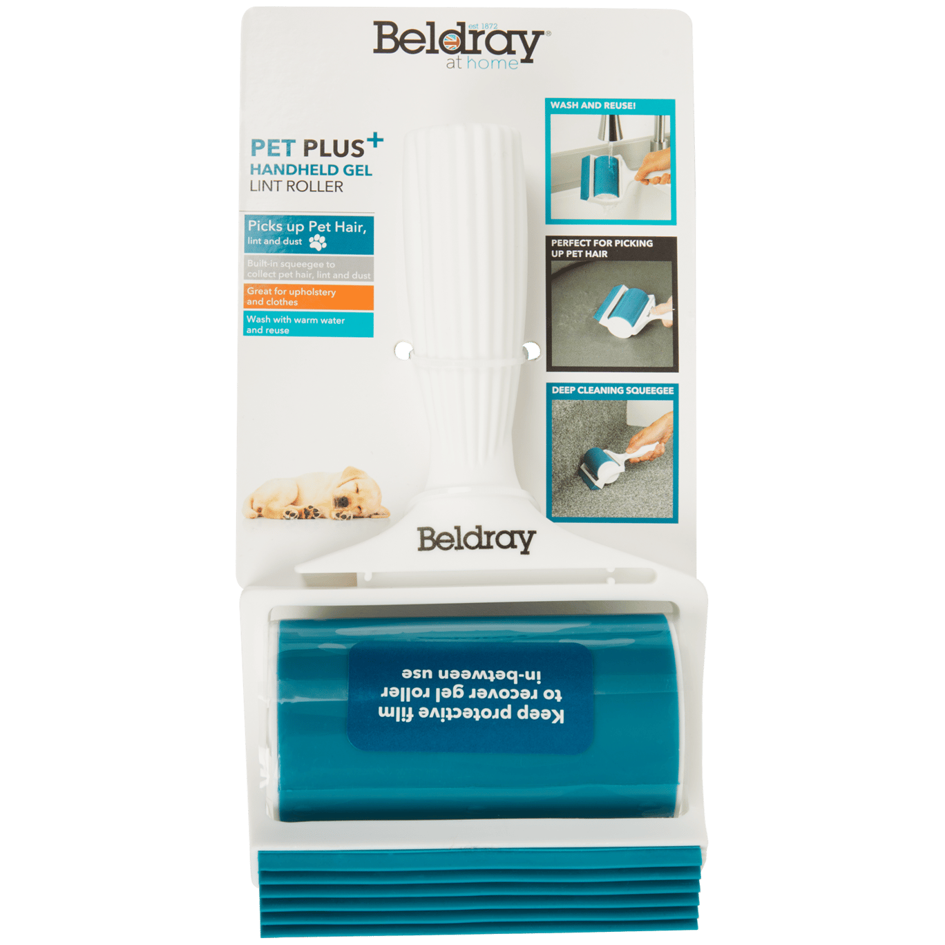 Beldray Pet Plus+ Gel-Fusselroller