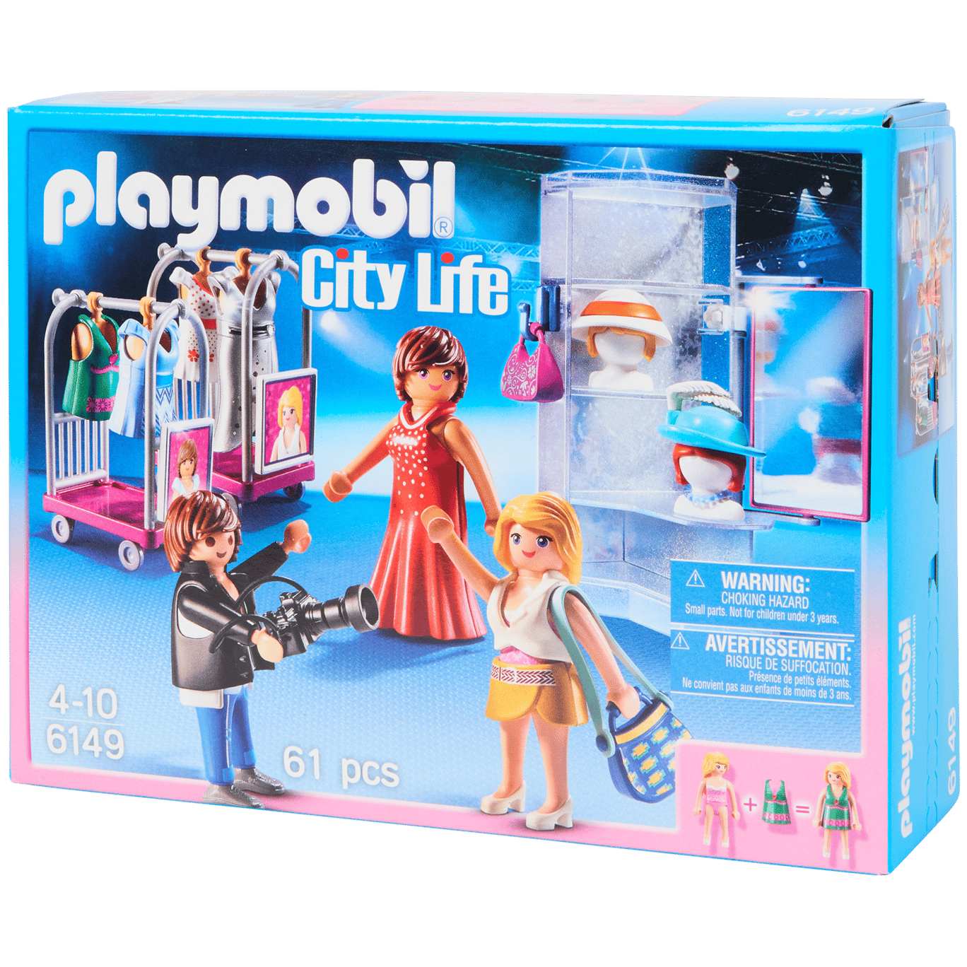 Pokaz mody z udziałem fotografa Playmobil City Life