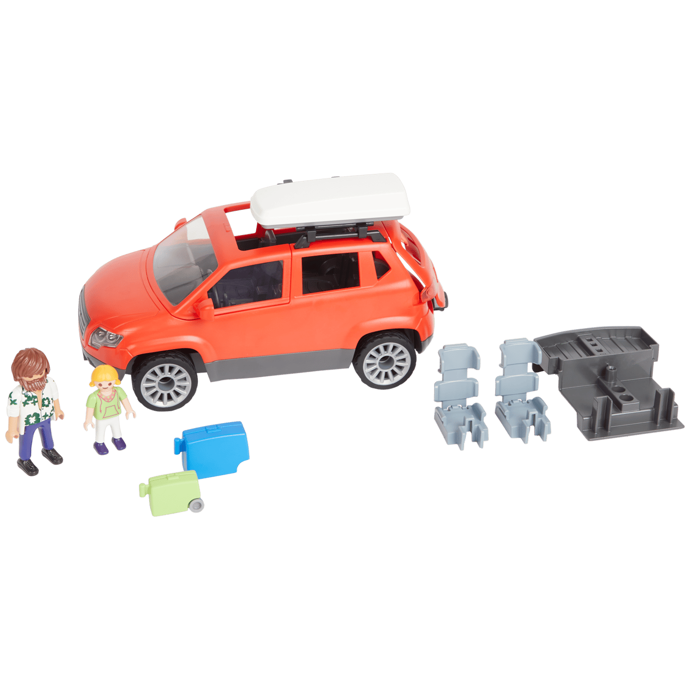 Playmobil Family Fun Voiture avec coffre de toit