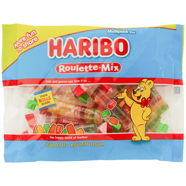Sachet à distribuer Haribo Roulette-mix