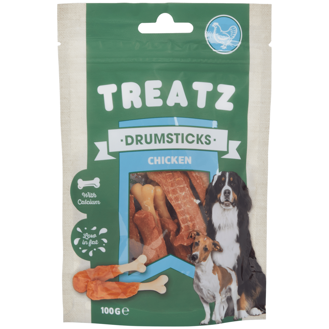Snacks para cães Treatz Frango