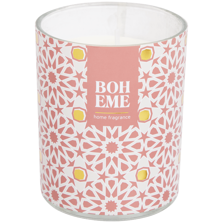 Bougie parfumée dans une boîte cadeau