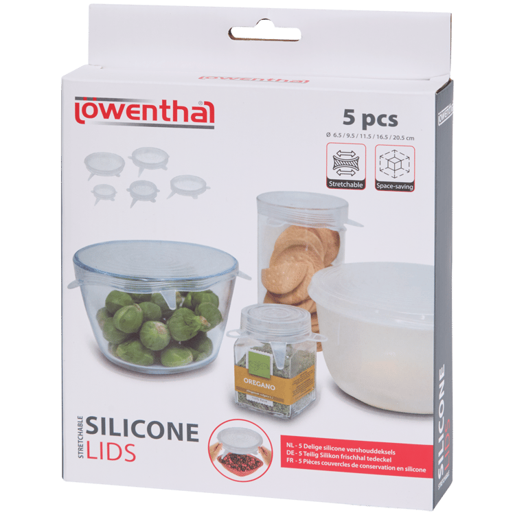 Tampas para alimentos em silicone Lowenthal