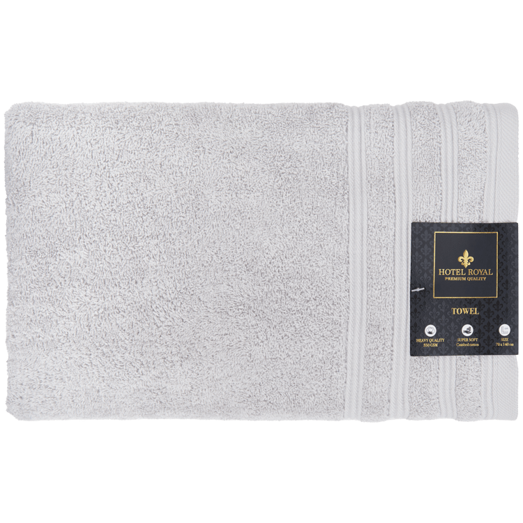 Serviette de bain Hotel Royal Gris clair