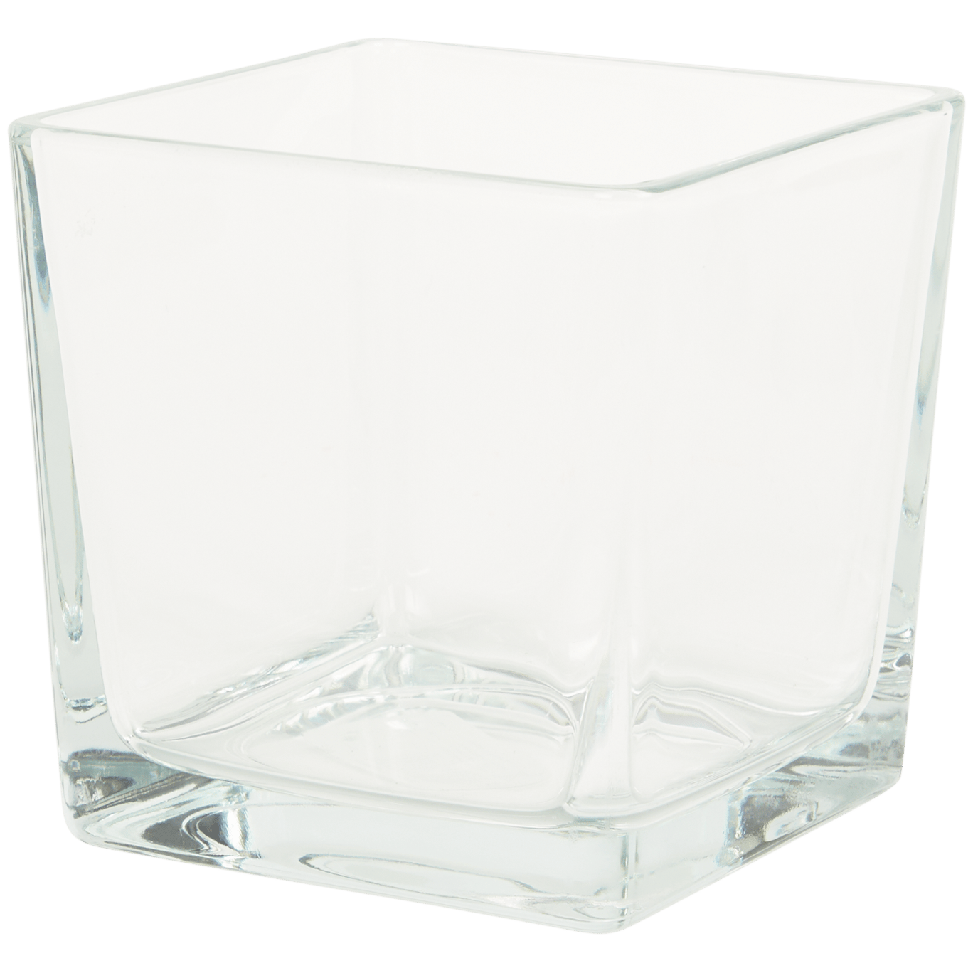 Recipiente quadrado em vidro