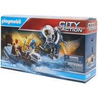 Playmobil City Action politie jetpack arrestatie van de kunstdief