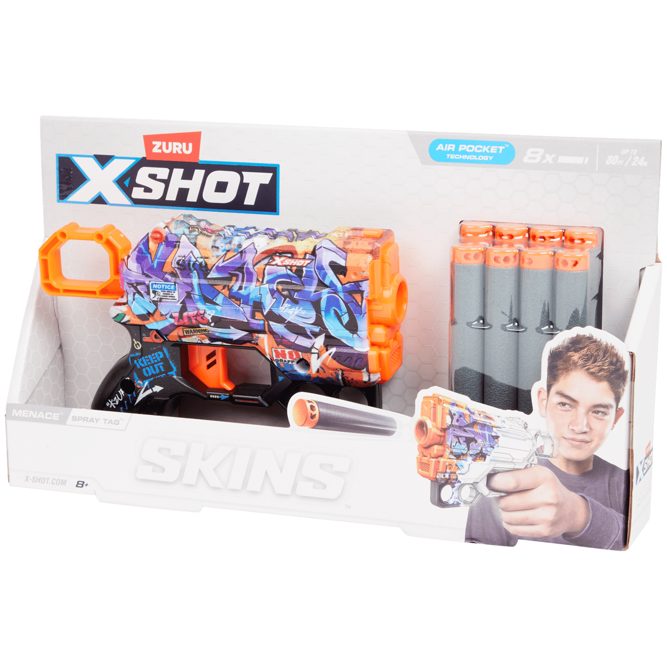 Zuru X-Shot dartpistool Skins Menace