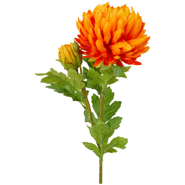 Künstliche Chrysantheme mit Stiel
