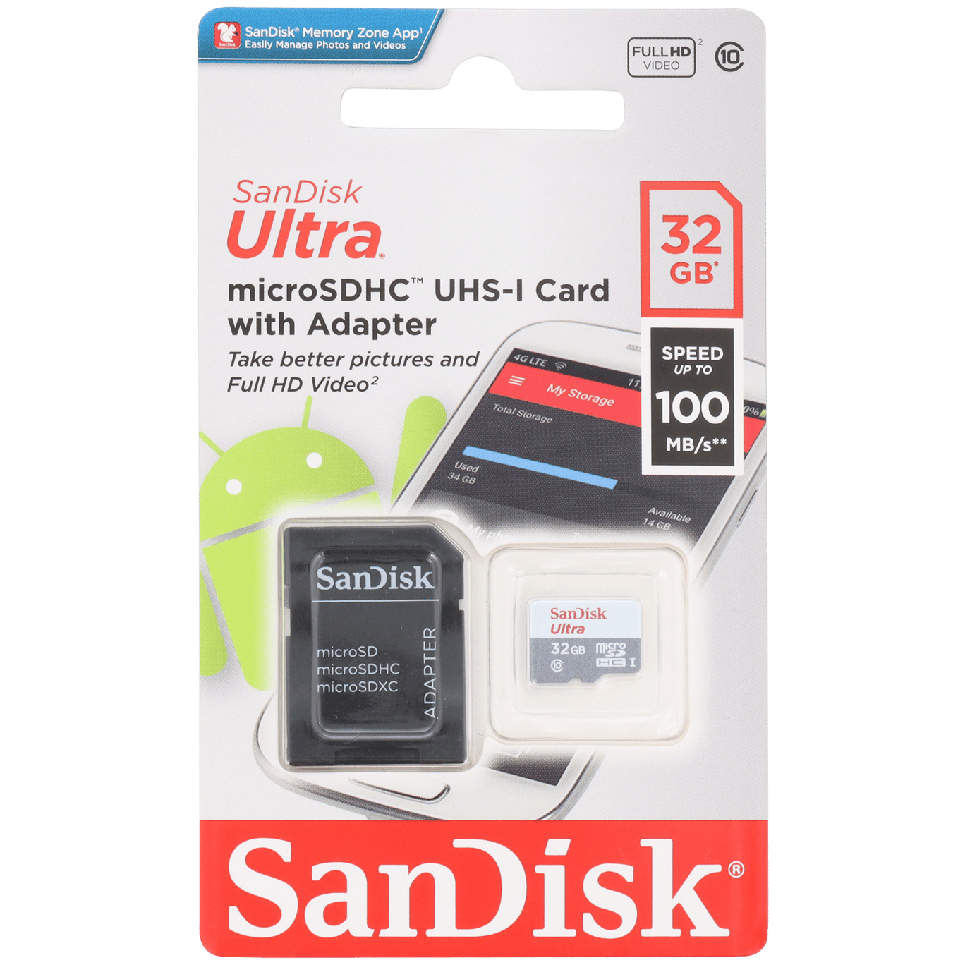 Nebu Papa wakker worden SanDisk Ultra Micro SDHC-kaart | Action.com