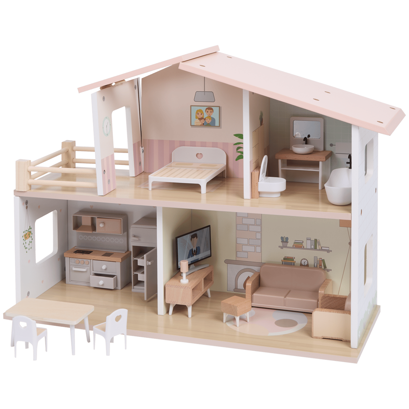 Casa delle bambole in legno Mini Matters