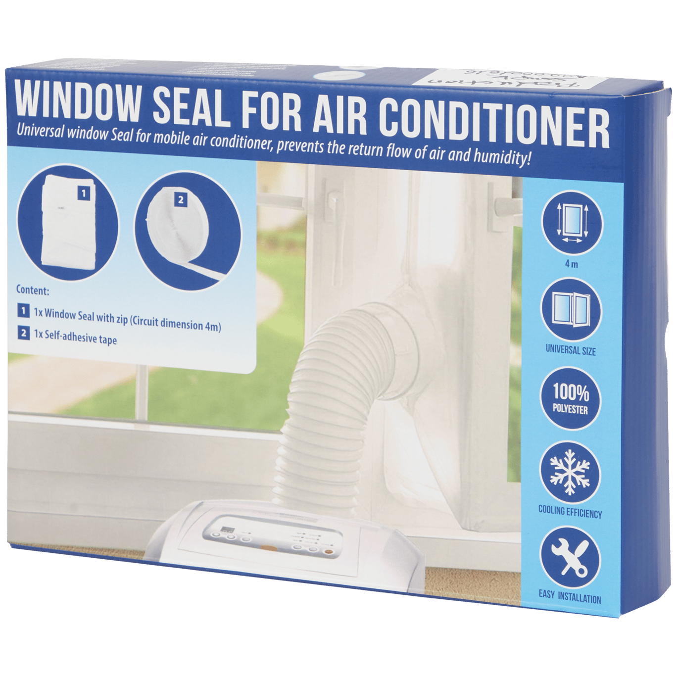 Fensterdichtung für Klimaanlage