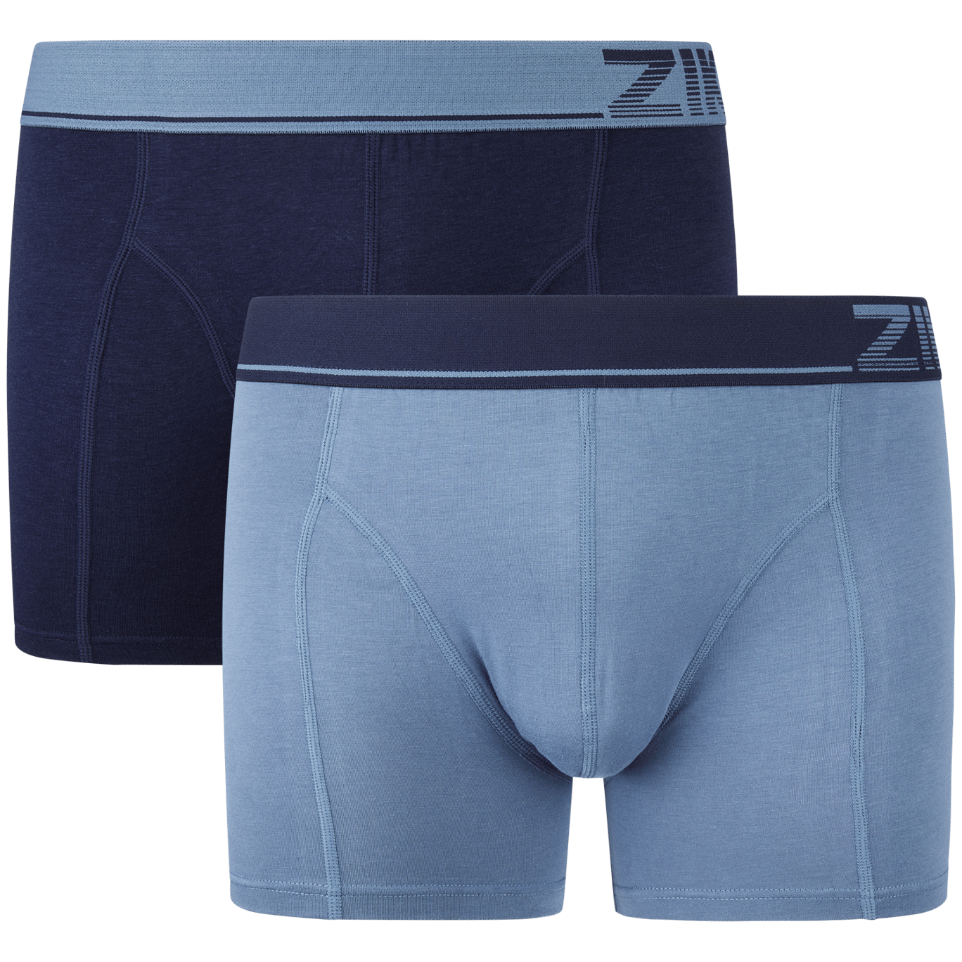 Ziki bamboe boxershorts Man 2 Stuks Action NL