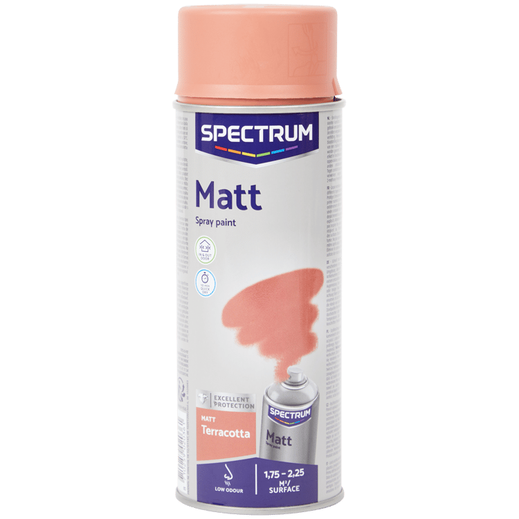 Spectrum matte spuitverf terracotta