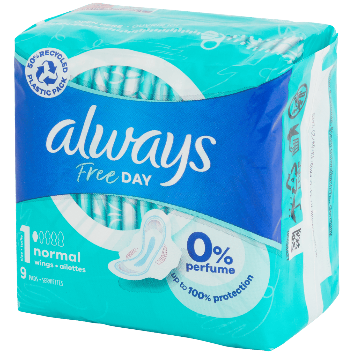 Menstruační vložky Always Free Day Normal