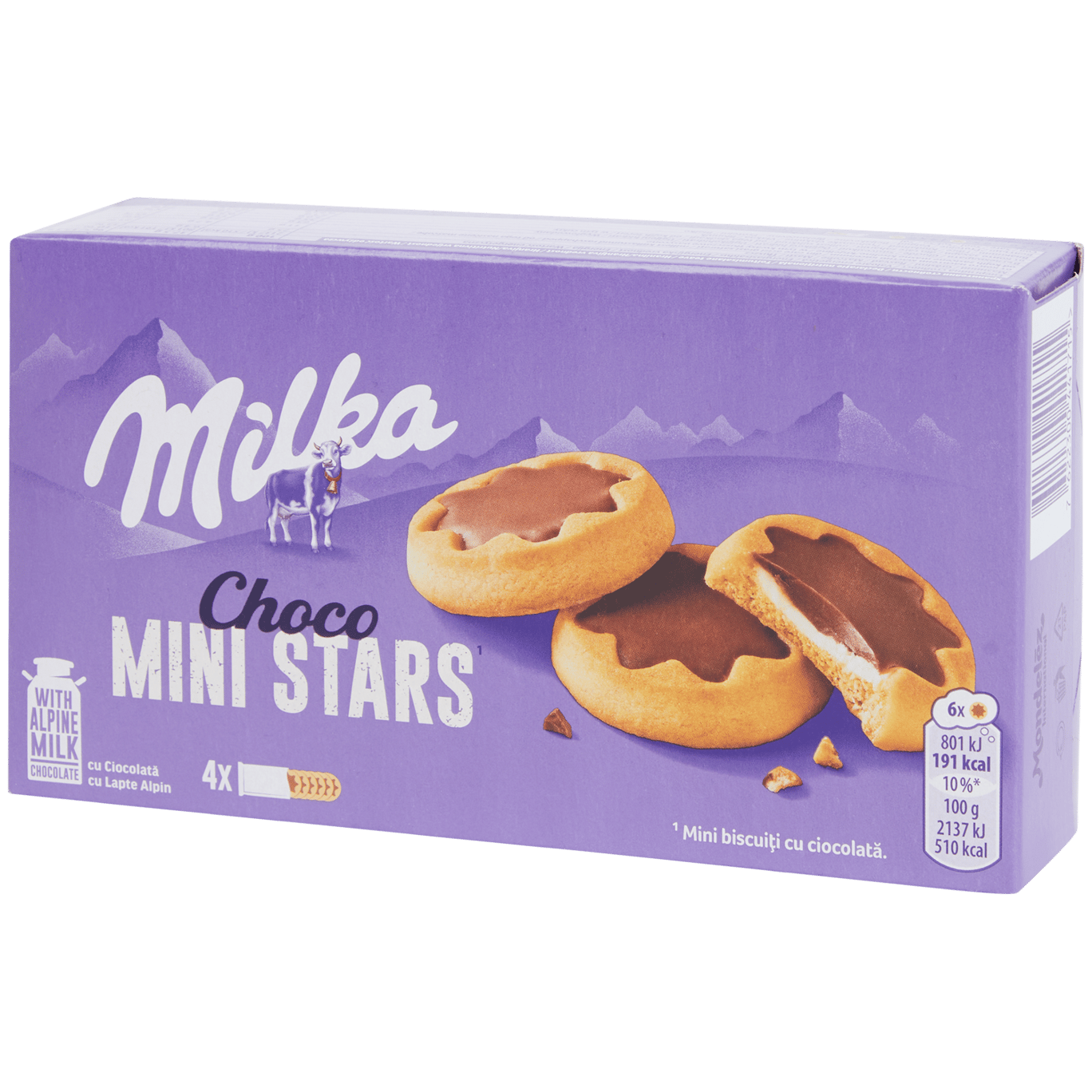 Milka Čokoládové mini hviezdičky