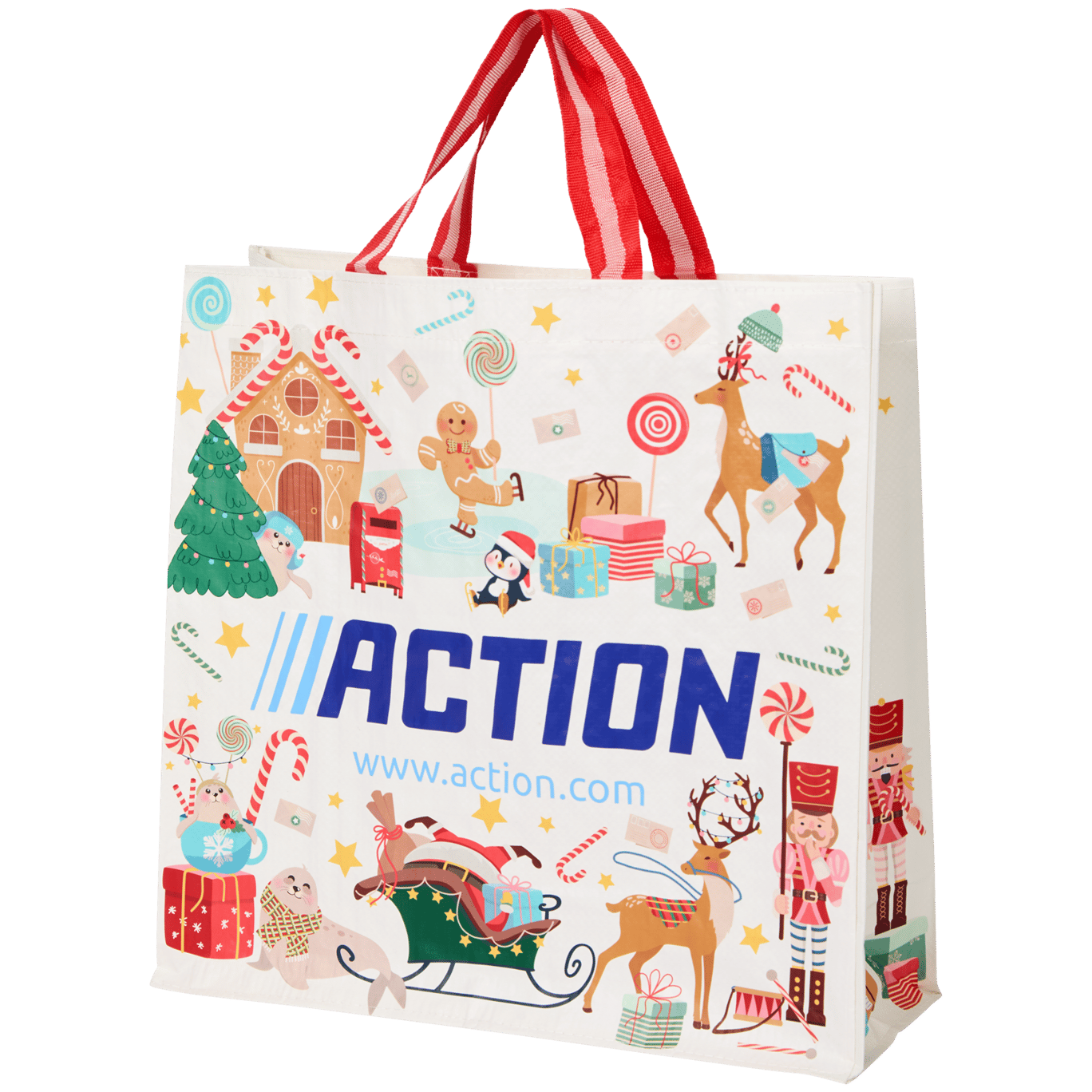 Action Einkaufstasche Weihnachten