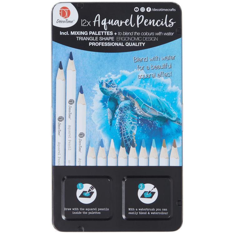 Kit crayons aquarellables