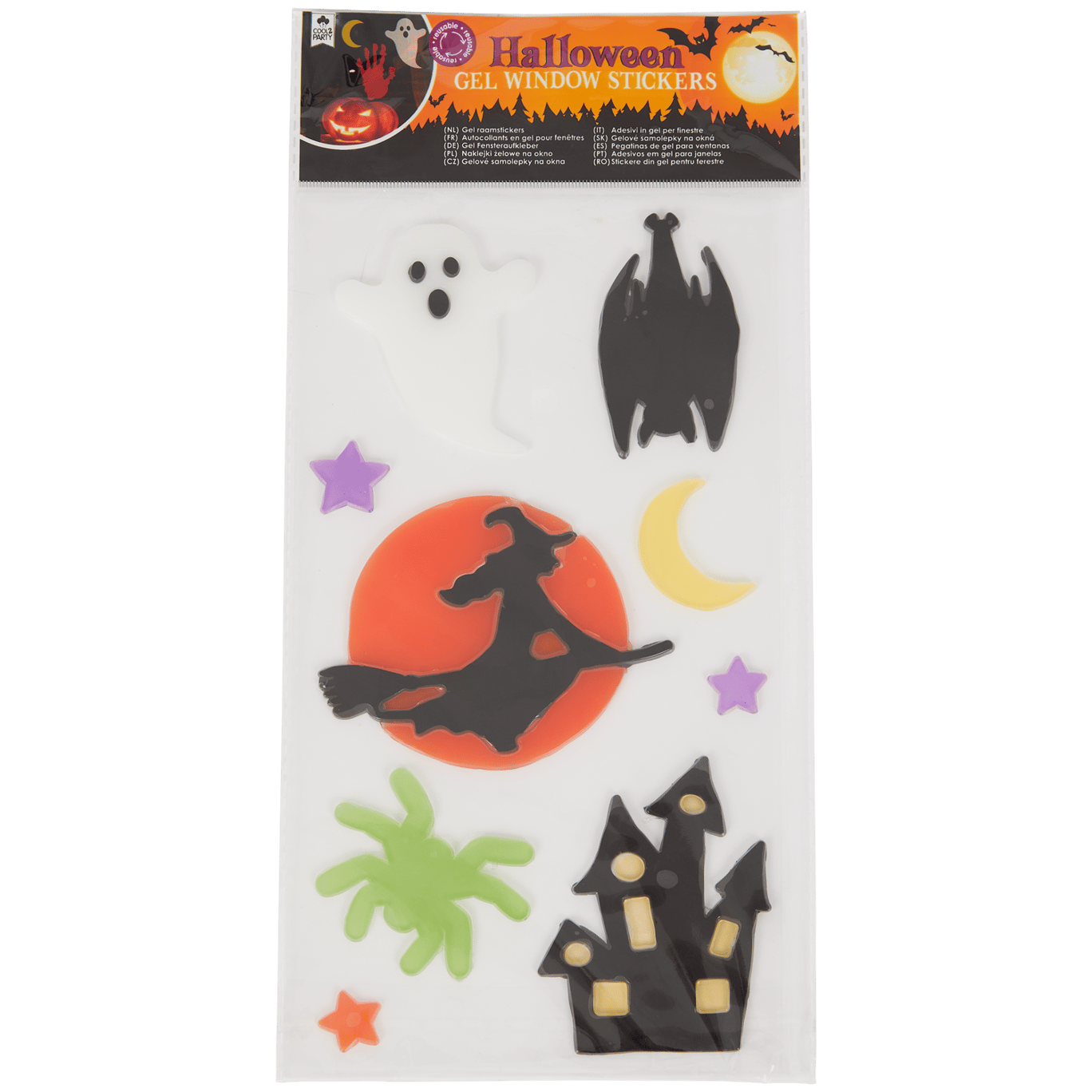 Halloween gelstickers