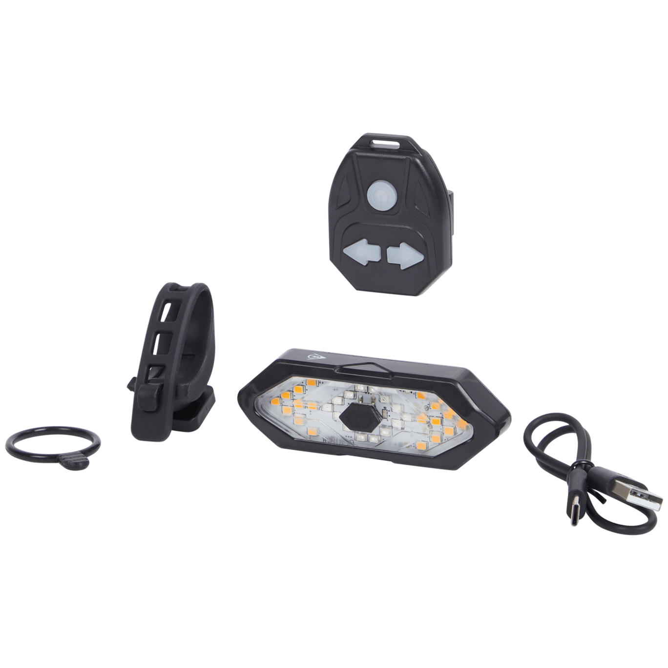 Luz trasera de bicicleta con intermitentes Dunlop