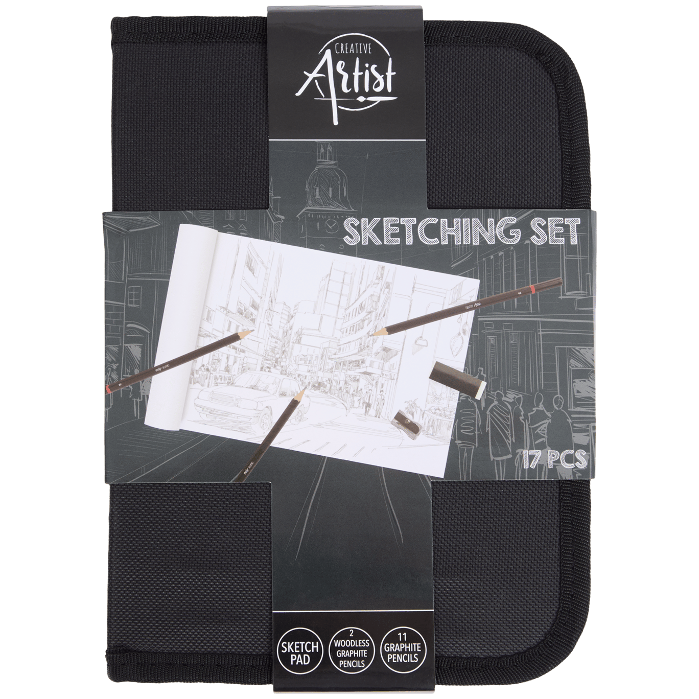 Kit de dibujo en estuche Creative Artist