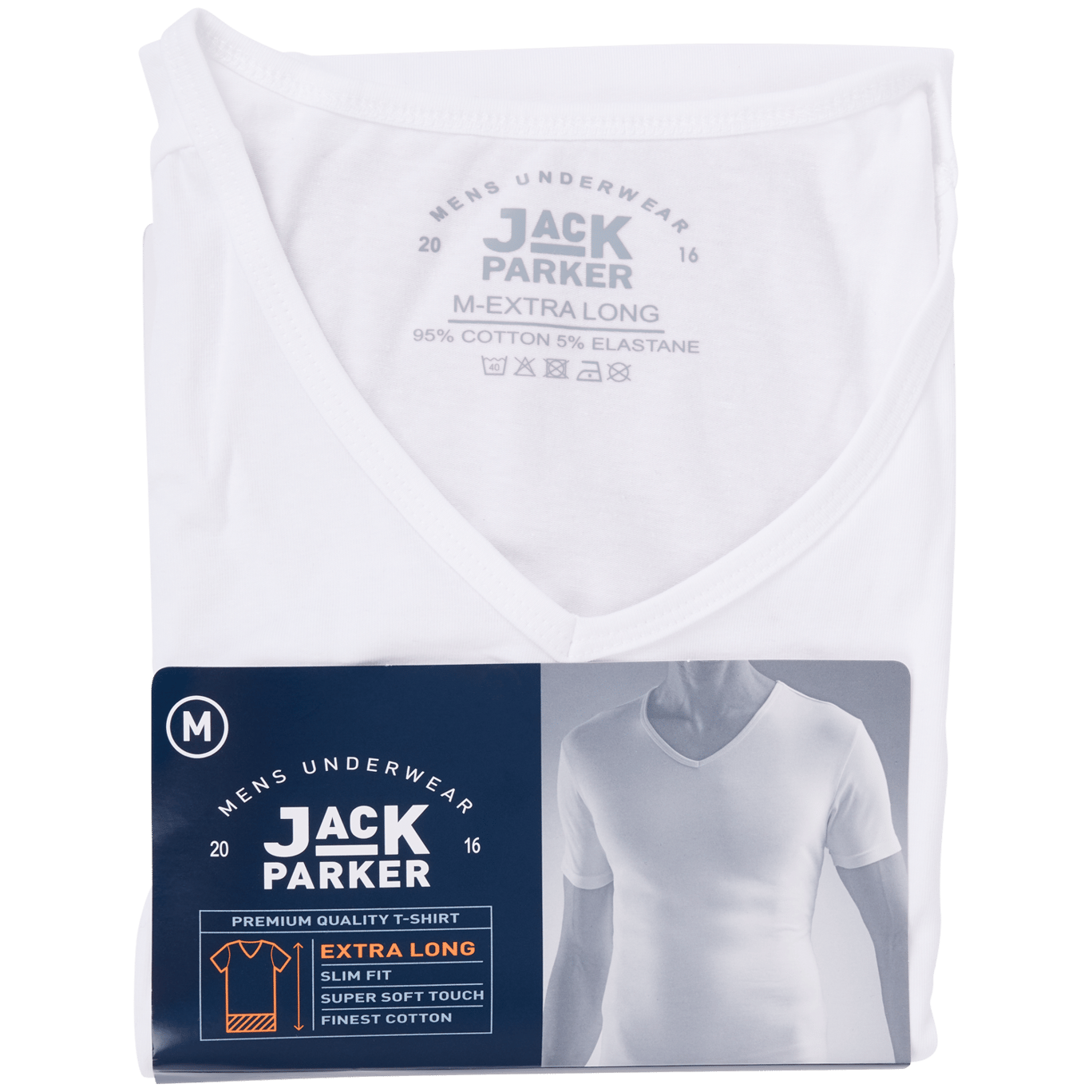 Jack Parker extra lang T-shirt