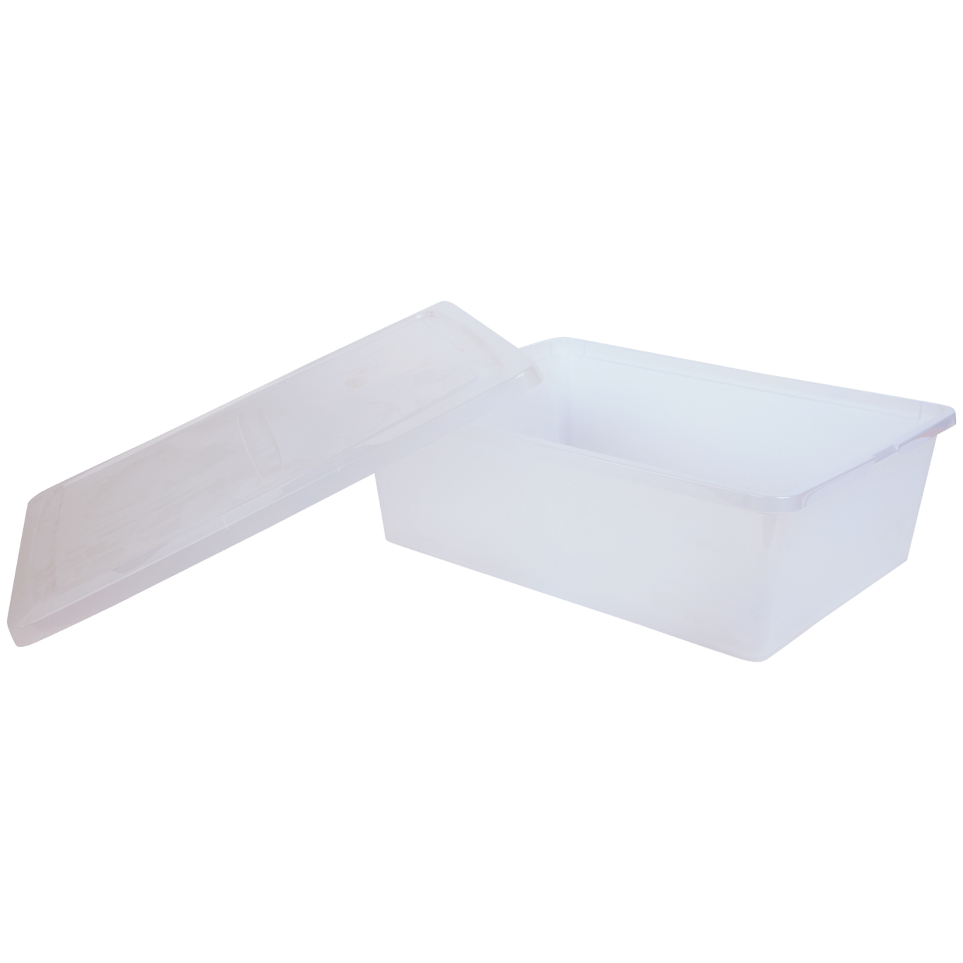 Caja de plástico con tapa Iris