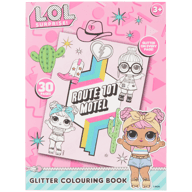 Album da colorare con glitter