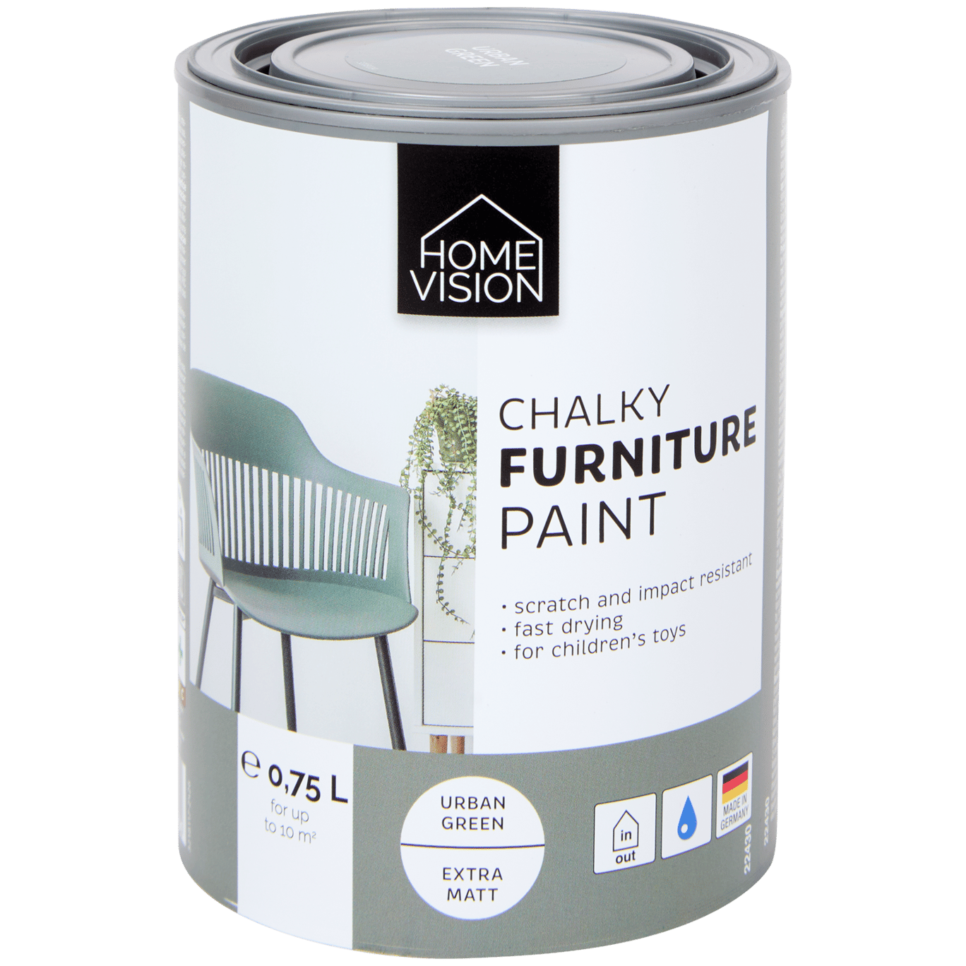 Peinture mate pour meubles Home Vision Vert urbain