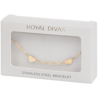 Bracelet en acier inoxydable Royal Divas