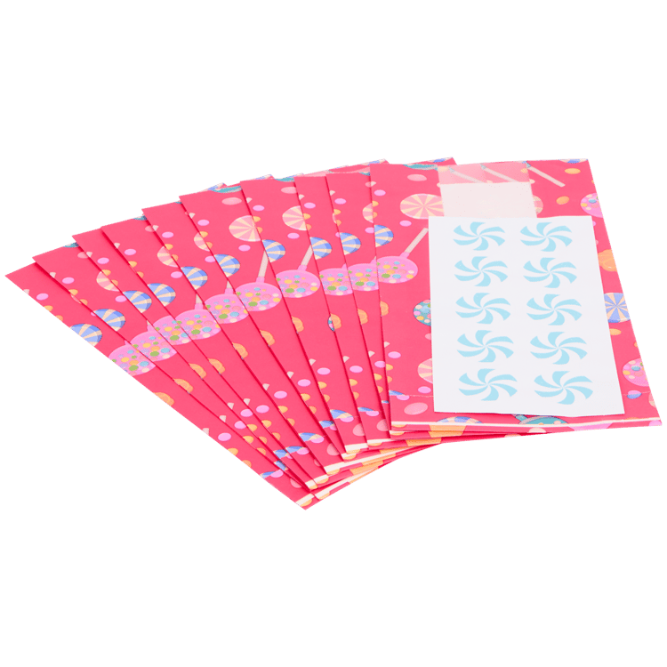 Sachets gourmands avec étiquettes Cool2Party