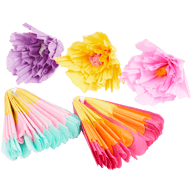 Krepové papierové kvety Cool2Party