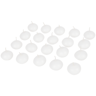Bougies flottantes Candra Blanc