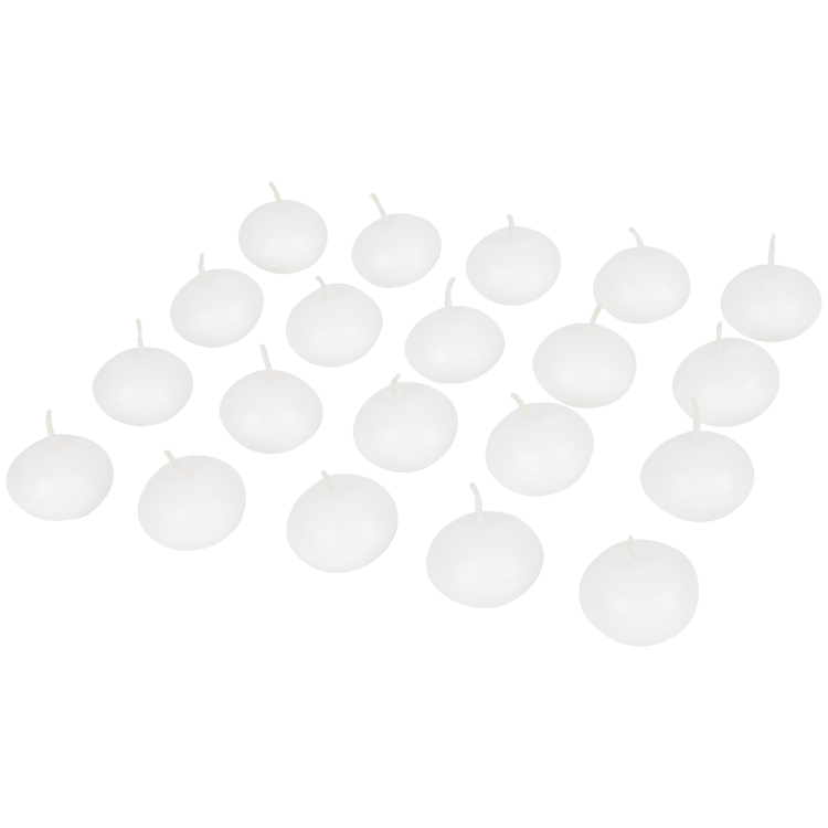 Plovoucí svíčky Candra Bílé