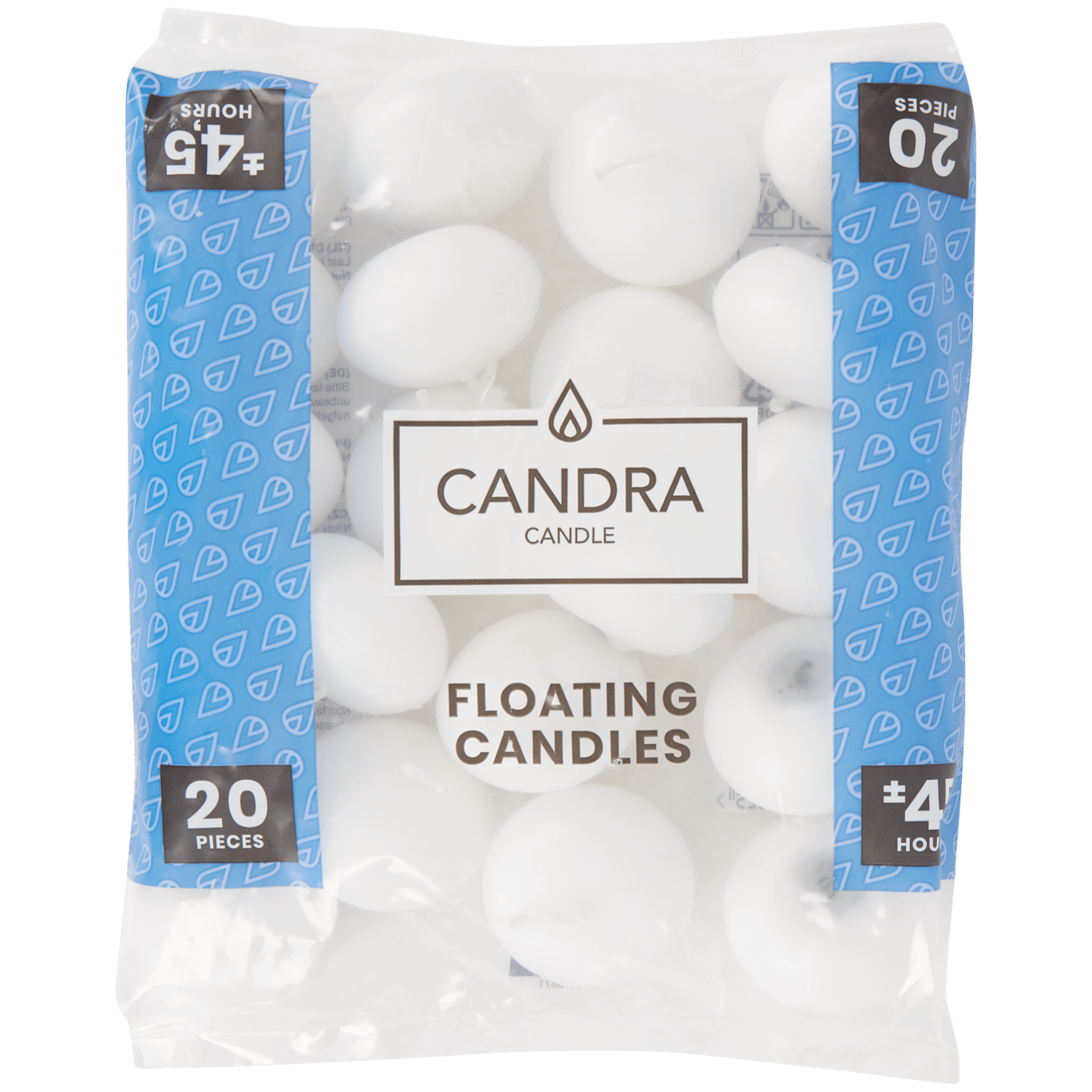 Bougies flottantes Candra Blanc