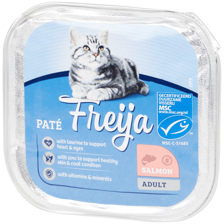 Nourriture humide pour chat Freija Saumon