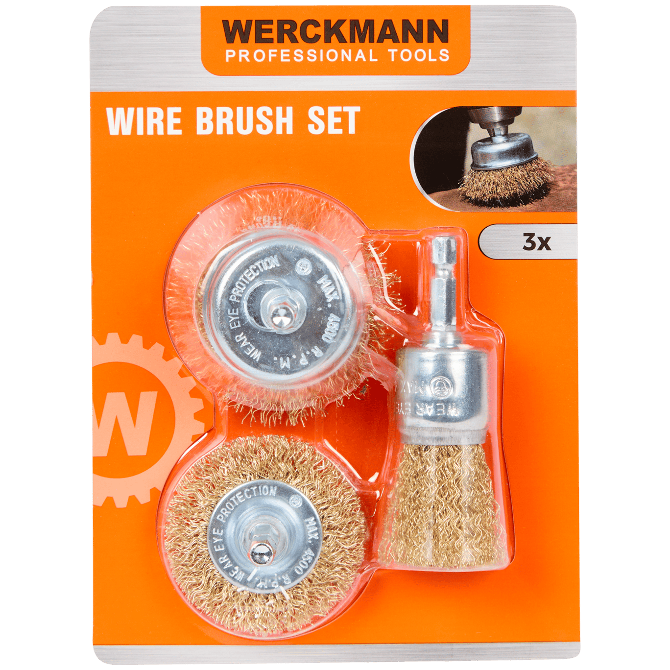 Werckmann draaiborstelset