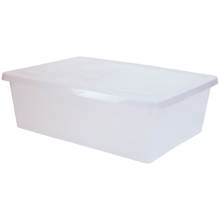 Caja de plástico con tapa Iris