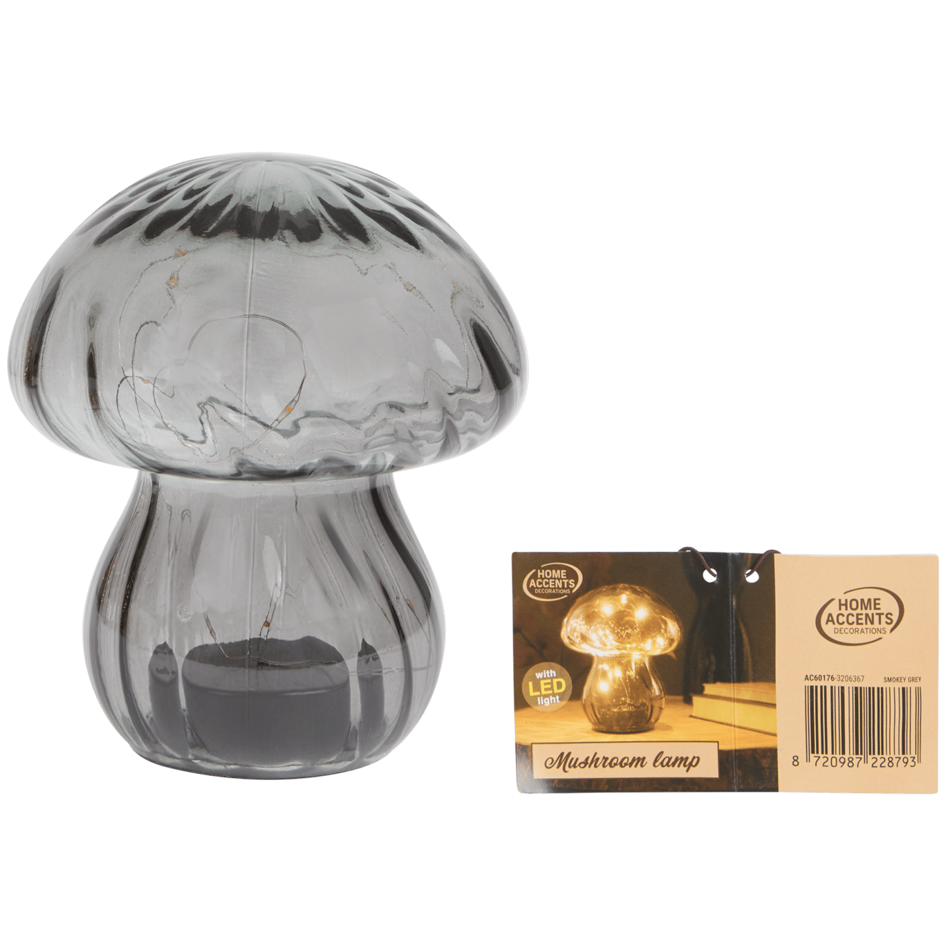 Candeeiro em forma de cogumelo Home Accents