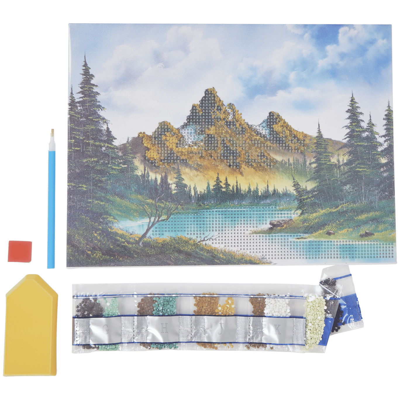 bob ross diamond painting