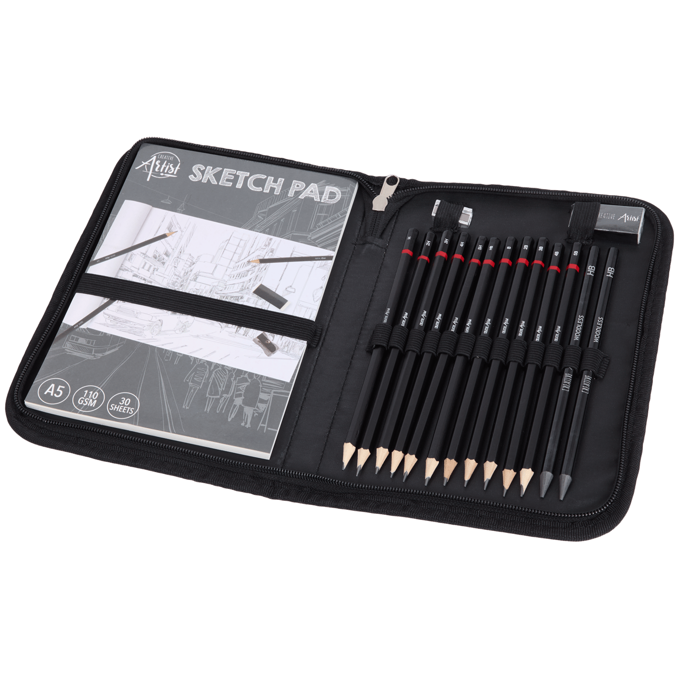 Kit de dibujo en estuche Creative Artist