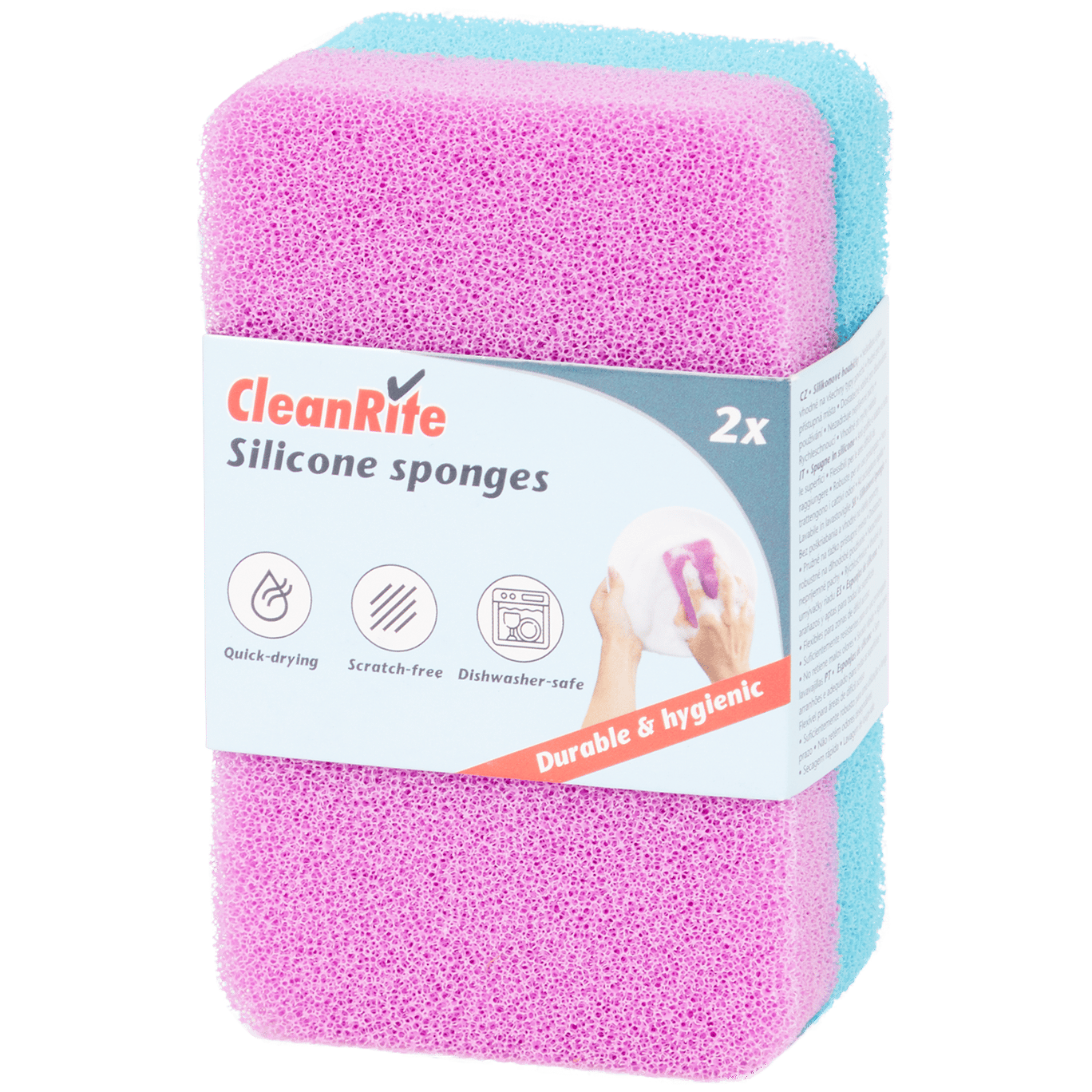 Silikónové špongie CleanRite