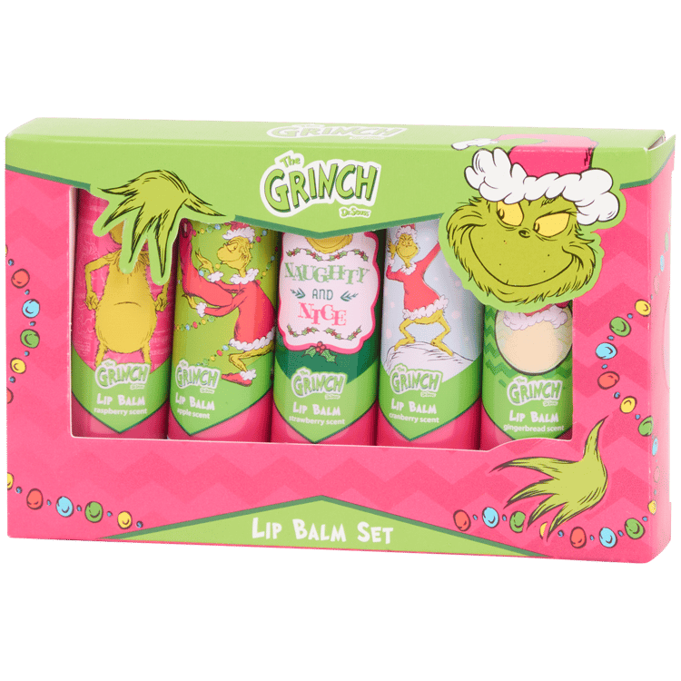 Coffret de baumes à lèvres The Grinch