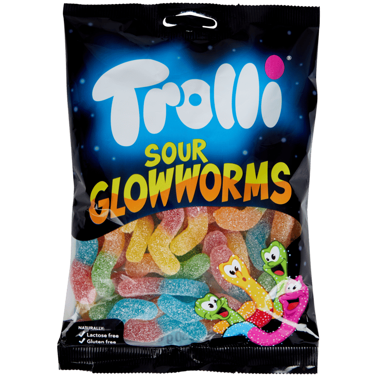 Trolli zure glimwormen