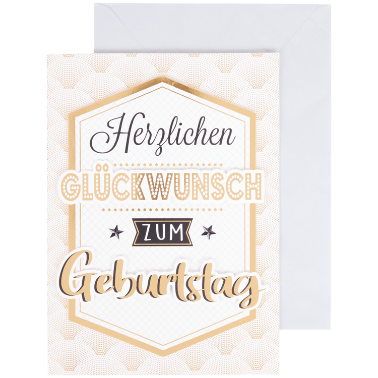 Glückwunschkarte XL