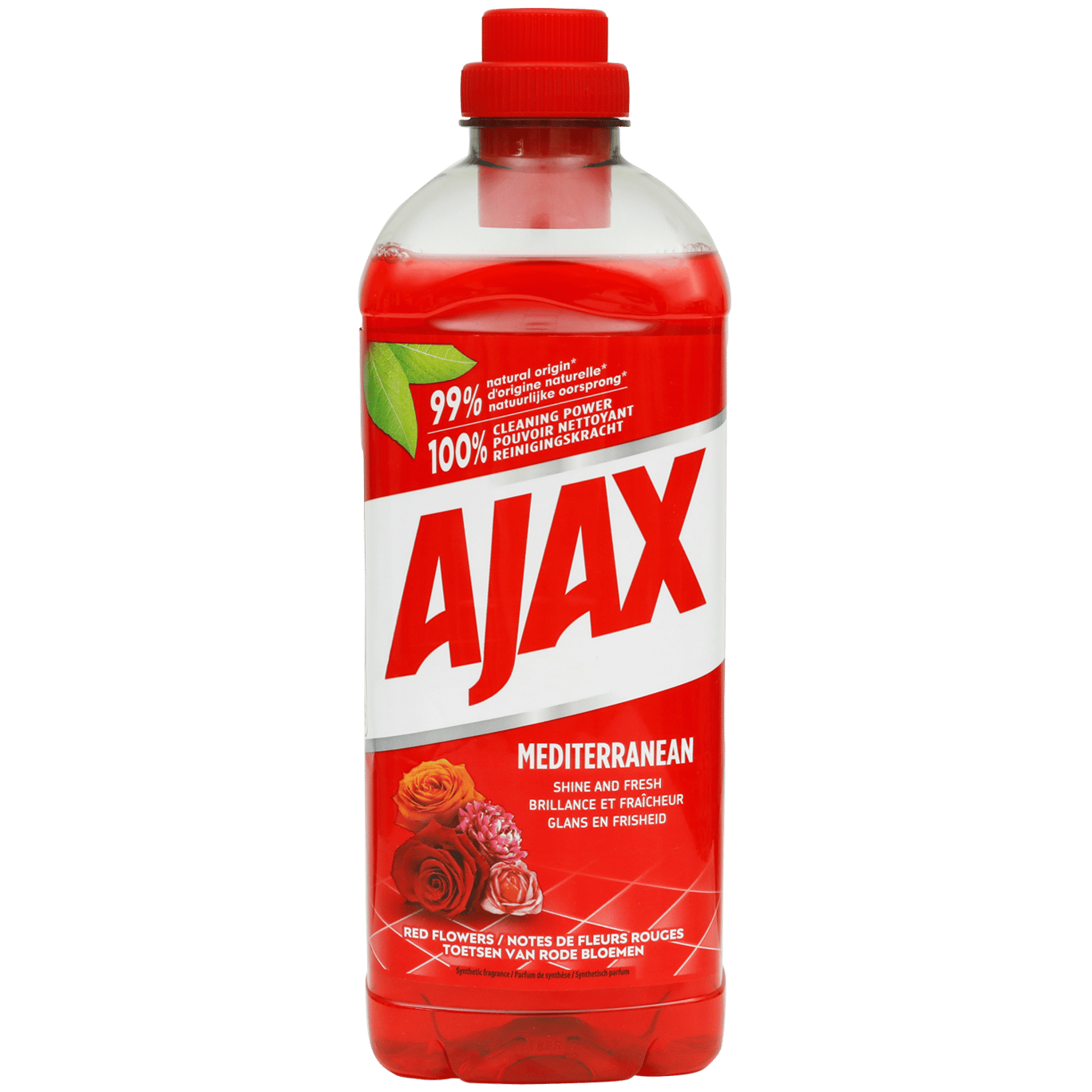 Nettoyant tout usage Ajax Notes de fleurs rouges