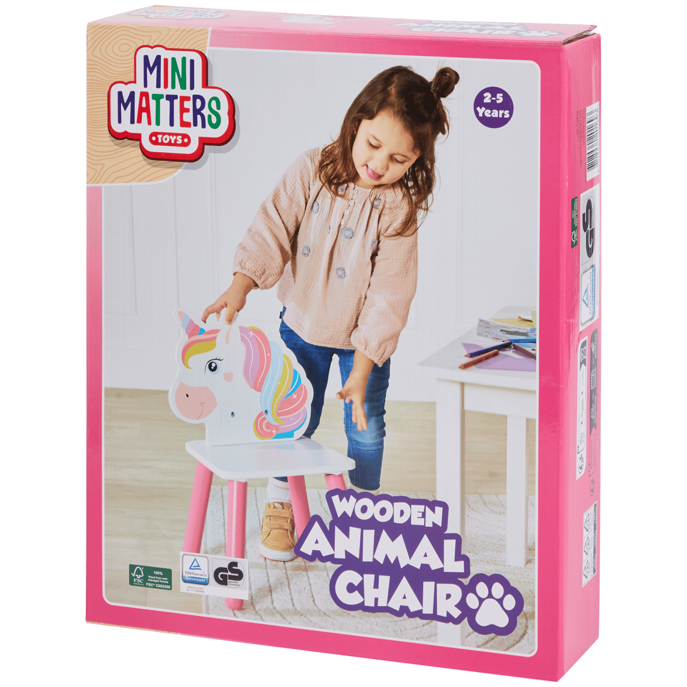 Sedia in legno per bambini Mini Matters