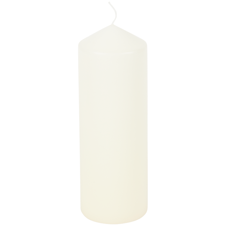Válcová svíčka slonovina