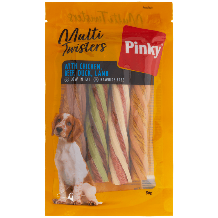 Przekąska dla psa Multi Twisters Pinky