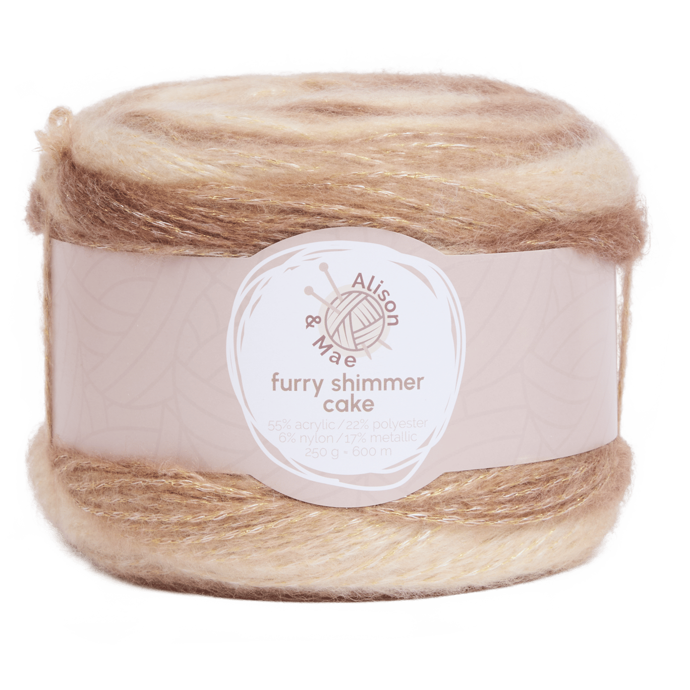 Hilo brillante Alison & Mae Furry Shimmer Cake